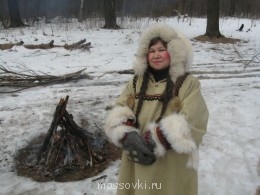На вчерашней съемке костёр пылал отлично!!!